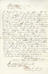 Swears Oath of Allegiance to the Government of the United States and the State of Missouri by P.L. Hudgens